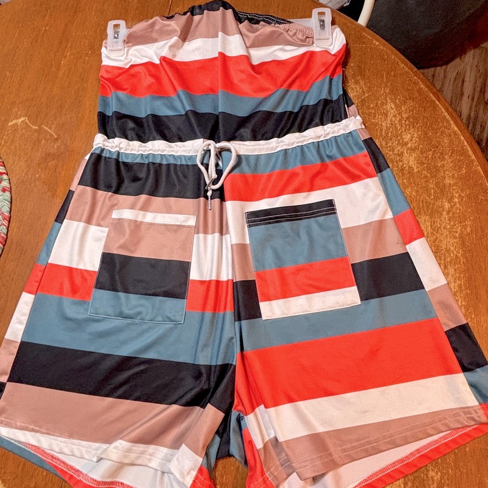 SHEIN Tube top romper size large